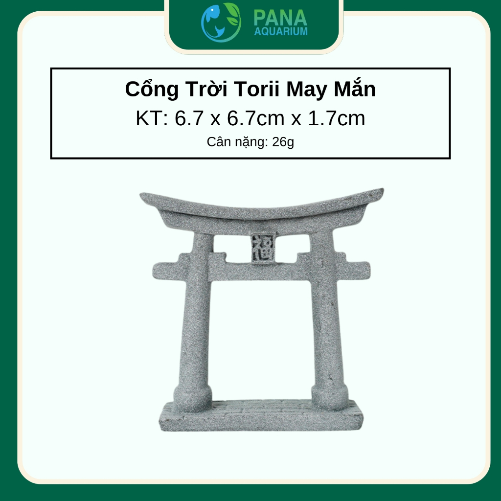 Mô Hình Cổng Đền Thờ Thần Tạo Nét Yên Bình Cho Không Gian Thủy Sinh, Cổng Trời Torii Nhân Tạo