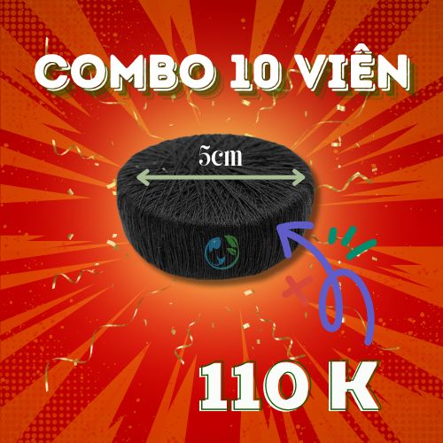 Combo 10 Viên - Giá thể trồng cây thuỷ sinh tiện lợi, có phân sẵn phân nền.