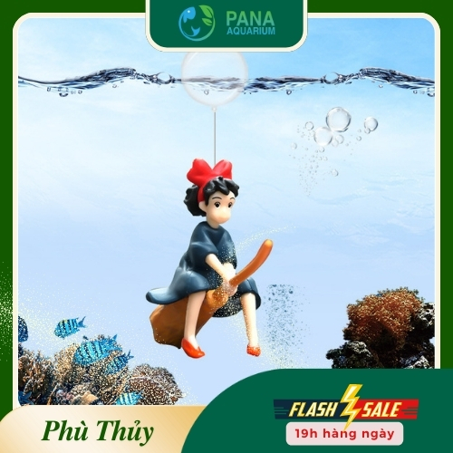 Đồ Chơi Bóng Nổi Mô Hình Phù thủy có bóng nổi trang trí bể thủy sinh, bể cá cảnh - Pana Aquarium